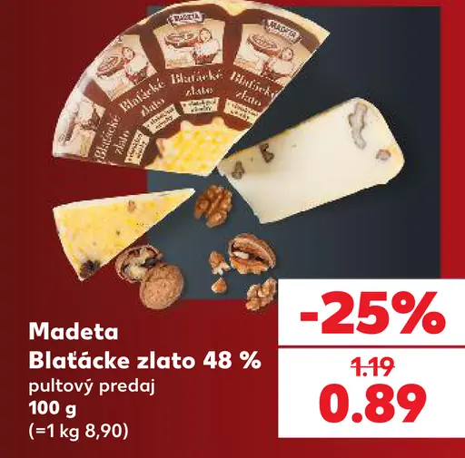 Madeta Blaťácke zlato 48 %