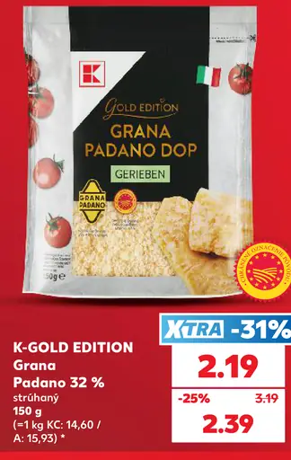 K-Gold Edition Grana Padano 32 %