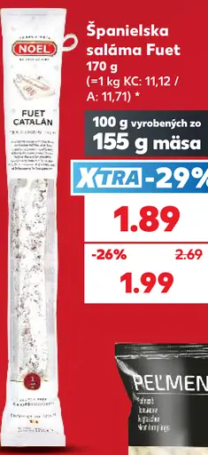 Noel Španielska saláma Fuet