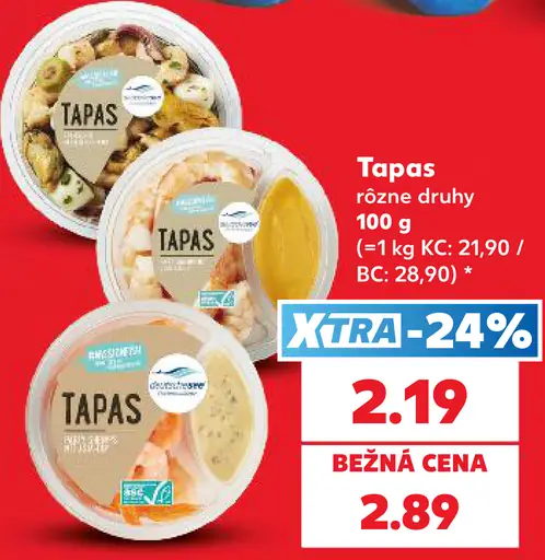 Tapas – rôzne druhy