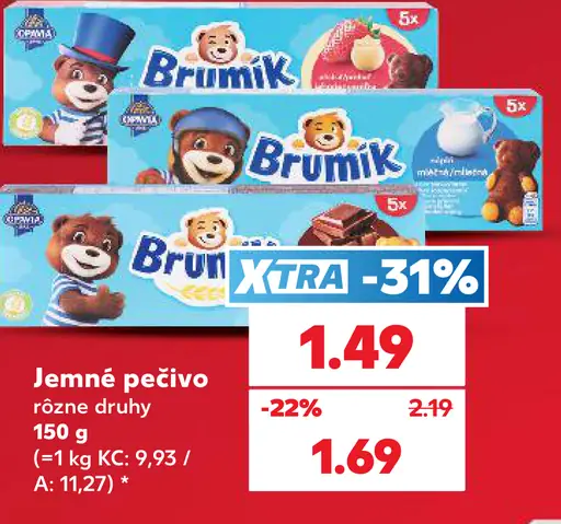 Brumík Jemné pečivo