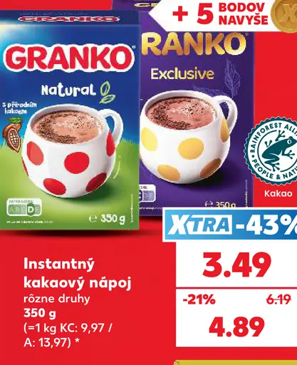 Granko instantný kakaový nápoj