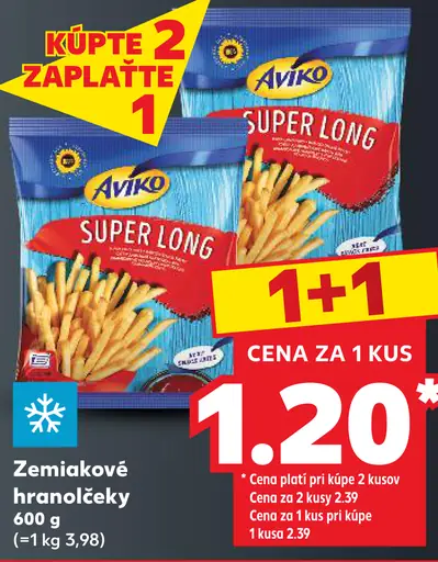 Aviko Super Long zemiakové hranolčeky