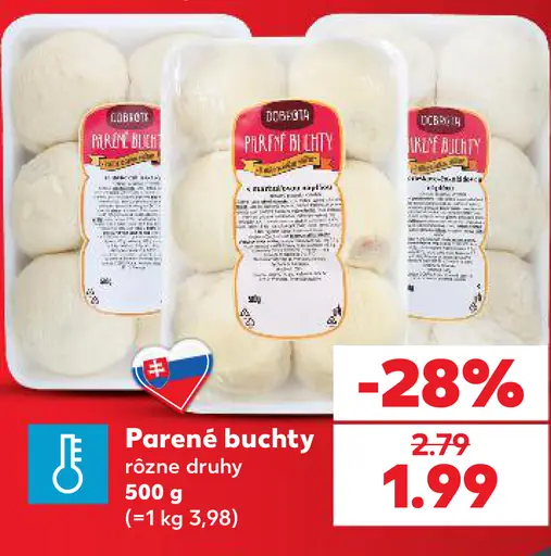 Dobréta parené buchty