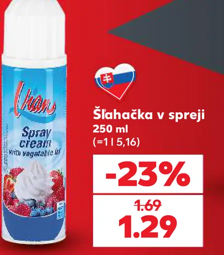 Šľahačka v spreji