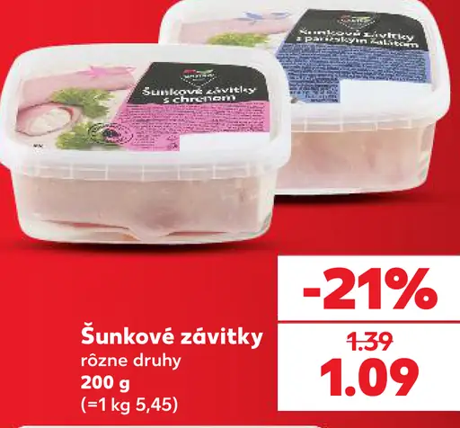 Šunkové závitky