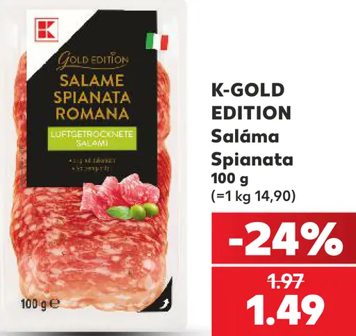 K-Gold Edition saláma Spianata