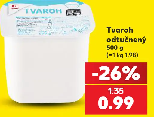 K-Classic Tvaroh odtučnený