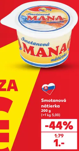 Mana Smotanová nátierka
