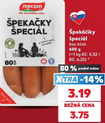 Mecom Špekáčiky špeciál bez éčok