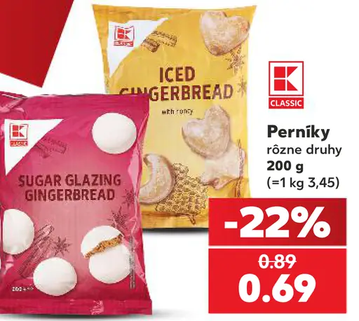 Perníky, rôzne druhy
