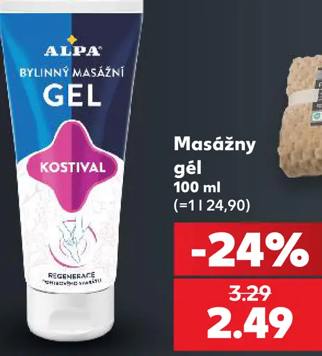 Alpa Kostival bylinný masážny gél