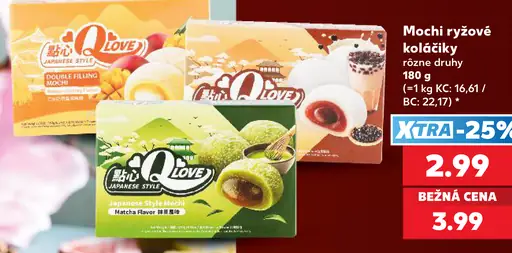 Q Love japonské ryžové koláčiky mochi