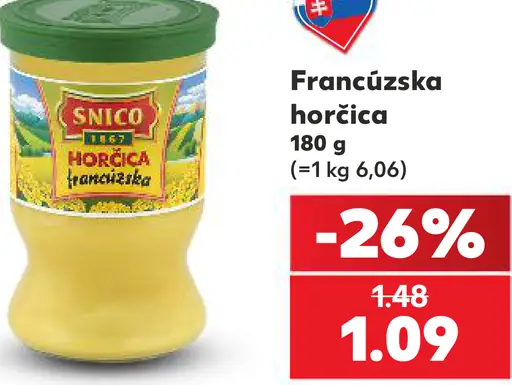 Snico Francúzska horčica