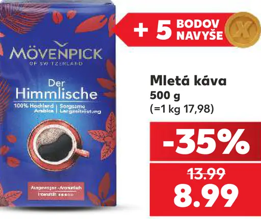 Mövenpick Káva mletá Der Himmlische