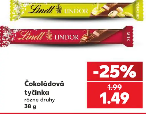 Lindt Lindor čokoládové pralinky rôzne druhy