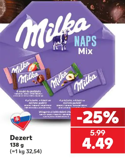 Milka Naps Mix dezert