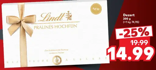 Lindt Pralinés Hochfein dezert