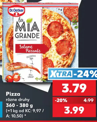 Dr. Oetker La Mia Grande pizza Salami Piccante