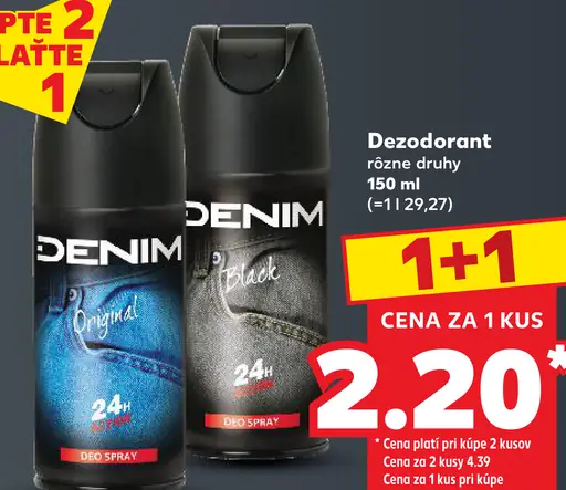 Denim dezodorant – rôzne druhy