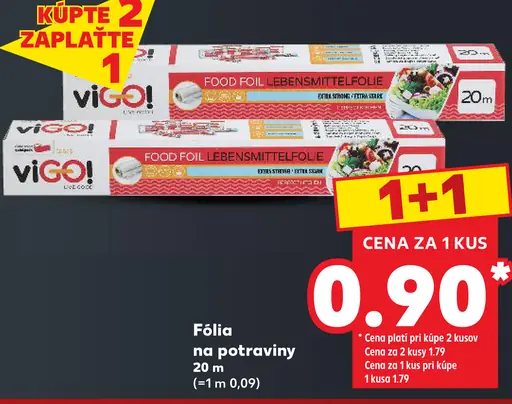 VIGO fólia na potraviny