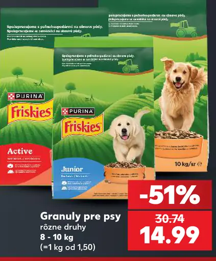 Friskies granuly pre psy