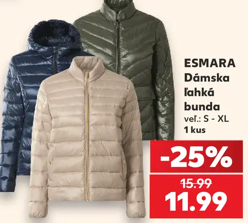 Esmara dámska ľahká bunda