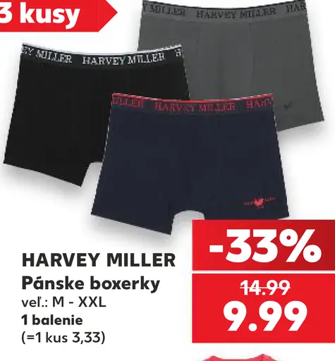 Harvey Miller Pánske boxerky