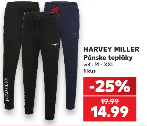 Harvey Miller Pánske tepláky