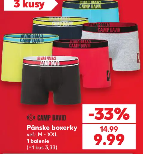 Camp David pánske boxerky