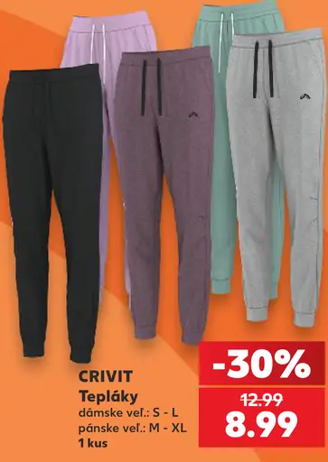CRIVIT tepláky – dámske a pánske