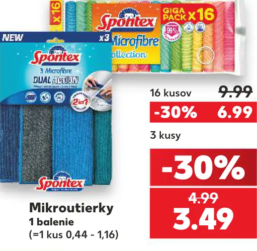 Mikrovláknové utierky, 16 kusov