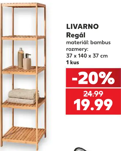 Regál z bambusu