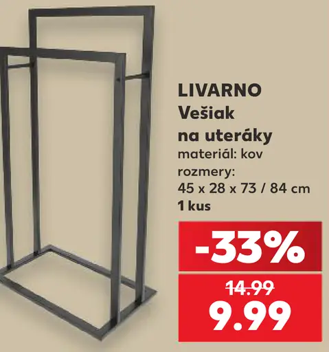 LIVARNO Vešiak na uteráky