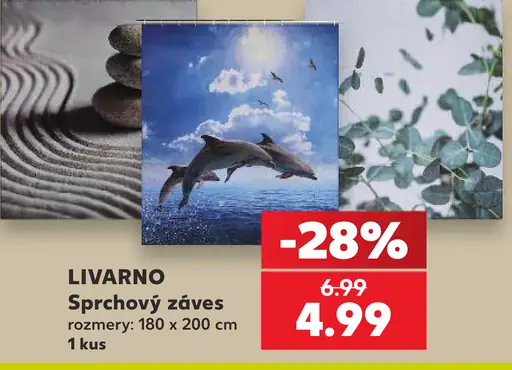 Livarno sprchový záves