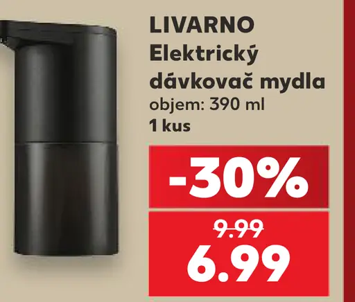 LIVARNO Elektrický dávkovač mydla
