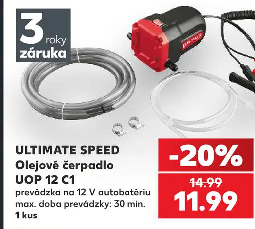 Ultimate Speed Olejové čerpadlo 12 V
