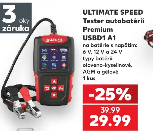 Ultimate Speed tester autobatérií Premium USBD1 A1