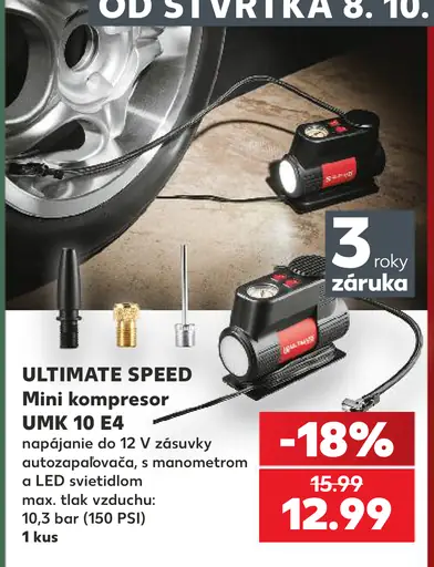 Ultimate Speed mini kompresor UMK 10 E4