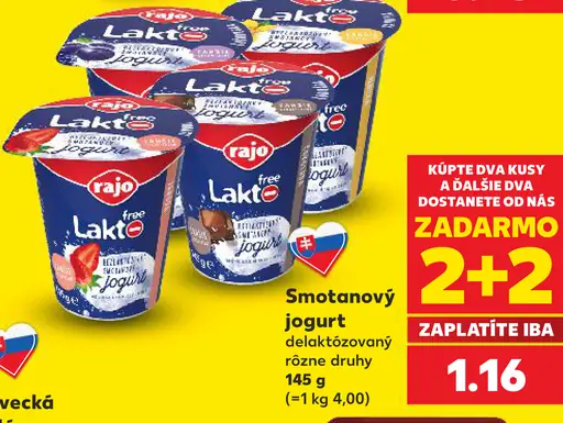 Smotanový jogurt rôzne druhy
