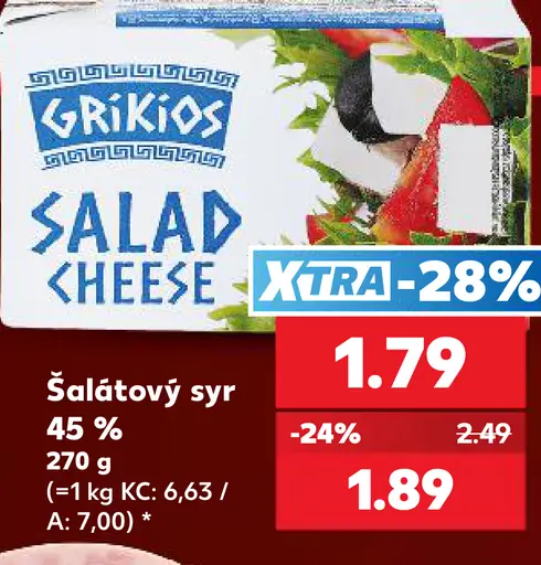 Grikios šalátový syr
