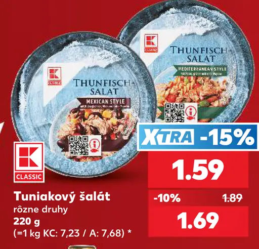 K-Classic Tuniakový šalát