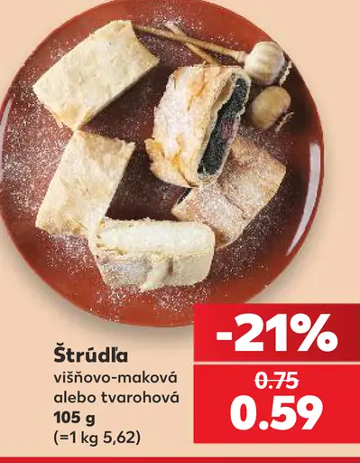 Štrúdľa višňovo-maková