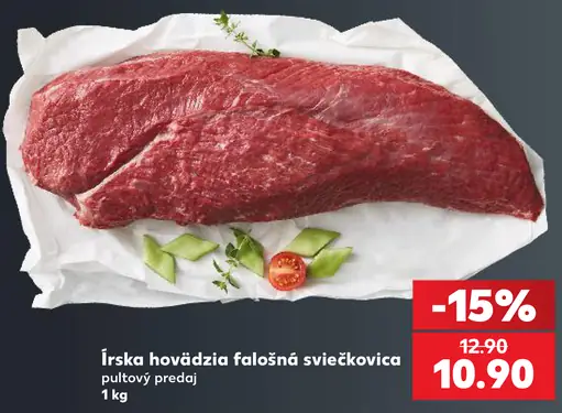Írska hovädzia falošná sviečkovica