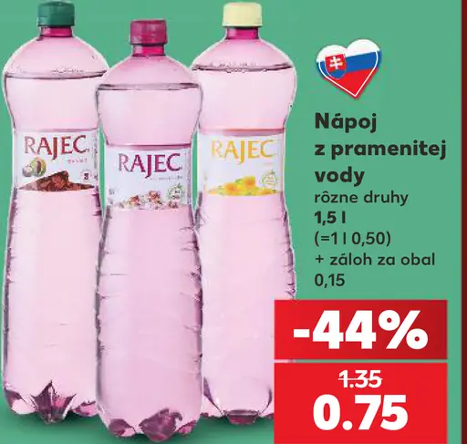 Nápoj z pramenitej vody