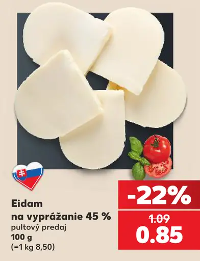 Eidam na vyprážanie 45%