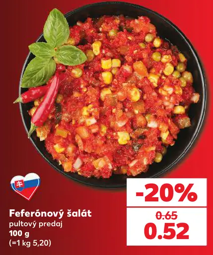 Feferónový šalát