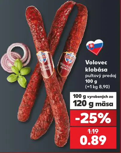 Volovec klobása