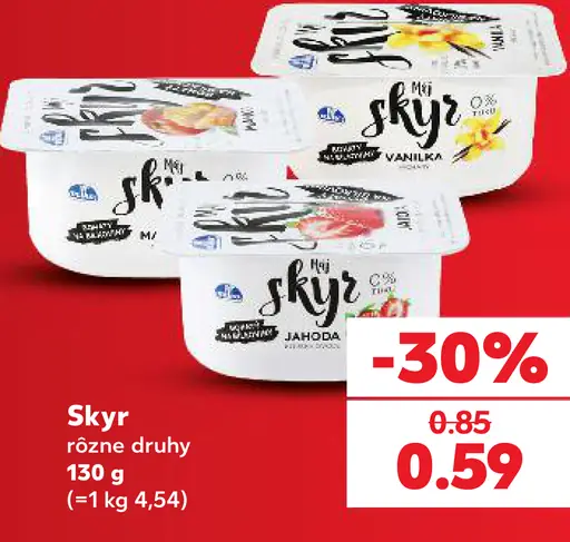 Skyr rôzne druhy