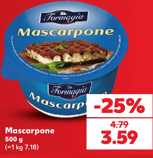FORMAGGIA mascarpone